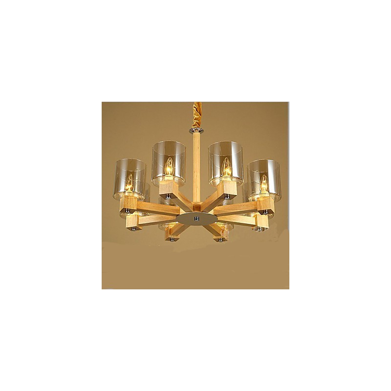 ファッションペンダントランプテーブル木製ガラスカバー