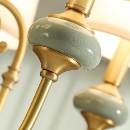 伝統的でクラシックなカントリー真鍮製ミニスタイルメタル3電球シャンデリア