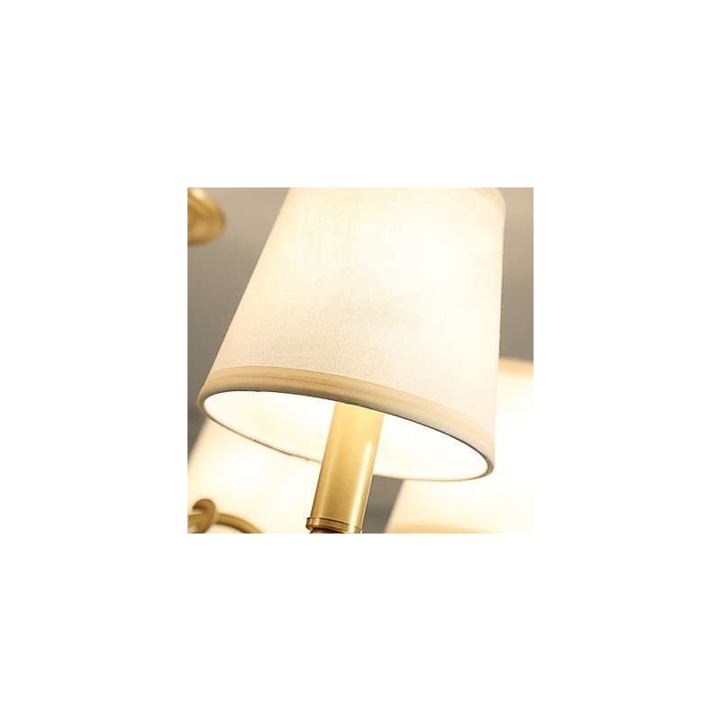 伝統的でクラシックなカントリー真鍮製ミニスタイルメタル3電球シャンデリア