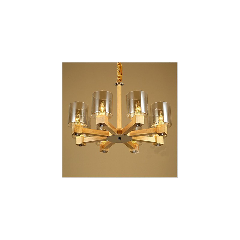 ファッションペンダントランプテーブル木製ガラスカバー