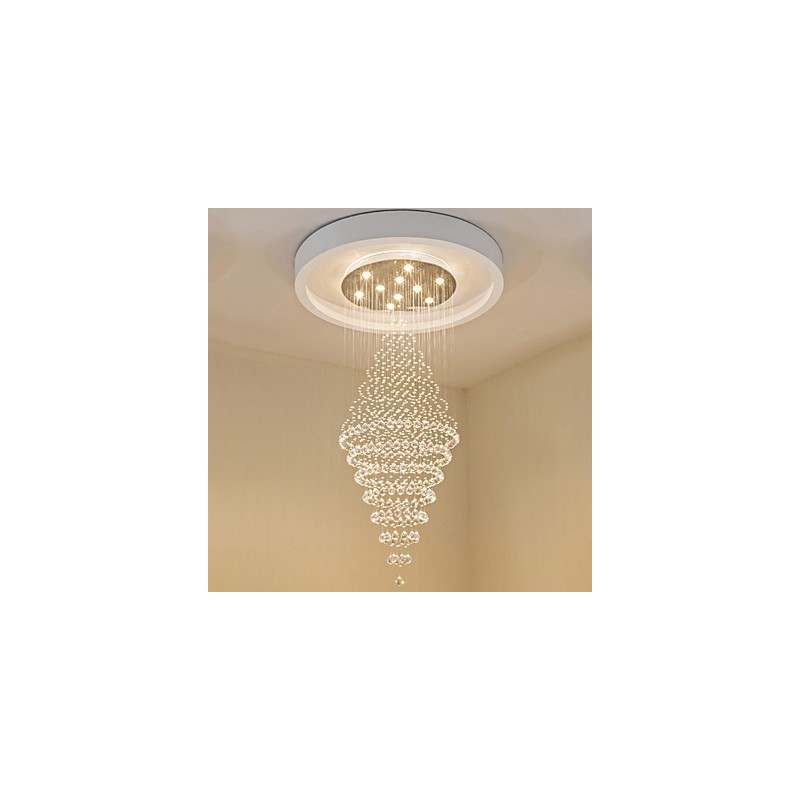 現代的なクリスタル天井ペンダントライトモダンなシャンデリアホーム吊り下げ照明シャンデリアランプ器具