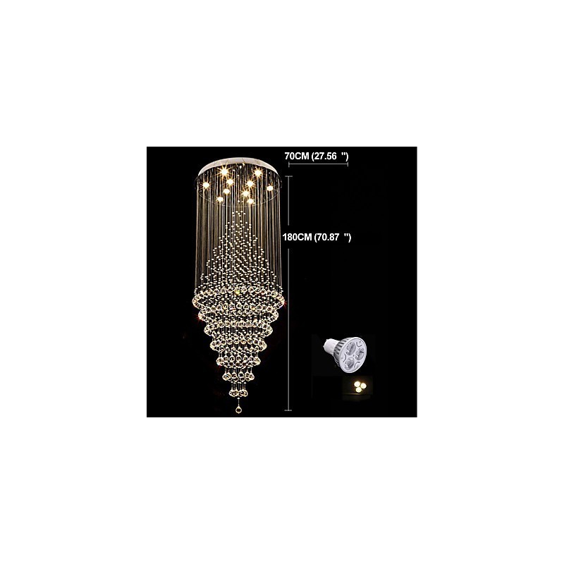 現代的なクリスタル天井ペンダントライトモダンなシャンデリアホーム吊り下げ照明シャンデリアランプ器具