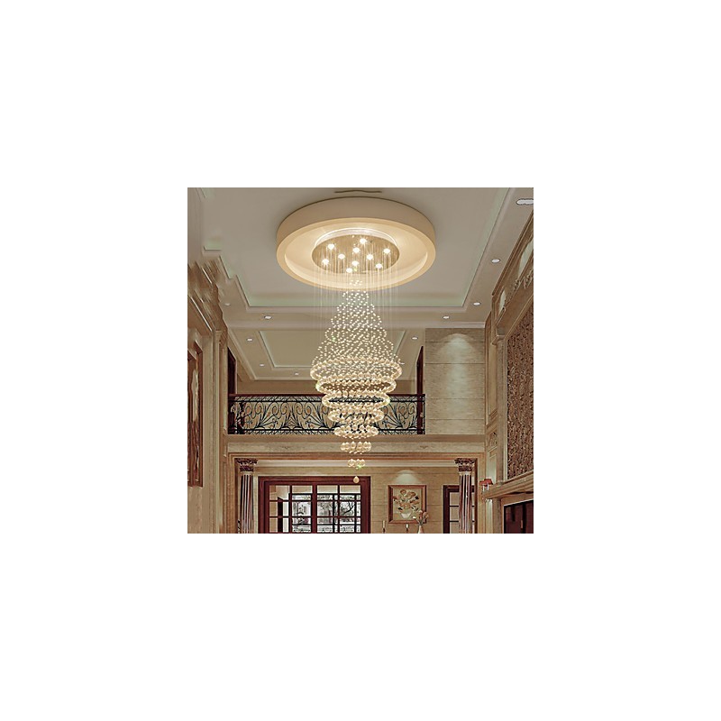 現代的なクリスタル天井ペンダントライトモダンなシャンデリアホーム吊り下げ照明シャンデリアランプ器具