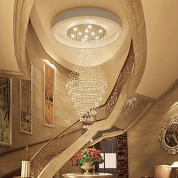 現代的なクリスタル天井ペンダントライトモダンなシャンデリアホーム吊り下げ照明シャンデリアランプ器具