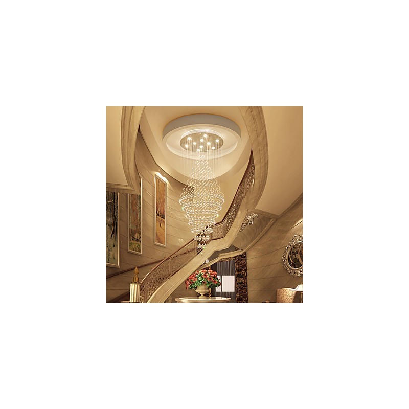 現代的なクリスタル天井ペンダントライトモダンなシャンデリアホーム吊り下げ照明シャンデリアランプ器具