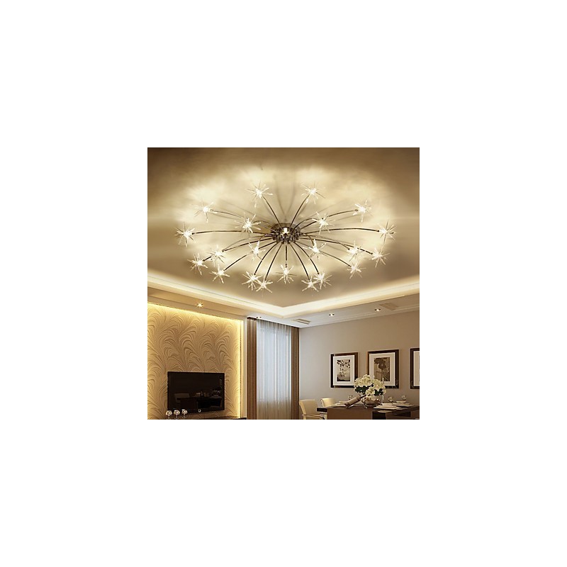 ミニスタイルデザイナー向けのモダンで現代的なクローム機能メタルキッズシャンデリア