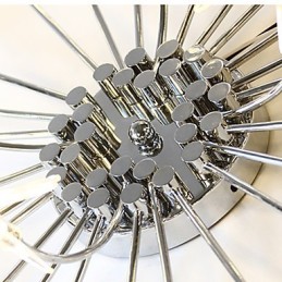 ミニスタイルデザイナー向けのモダンで現代的なクローム機能メタルキッズシャンデリア