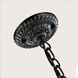 クリスタルシャンデリア ヨーロピアンスタイル 錬鉄ランプ クリエイティブキャンドルランプとランタン