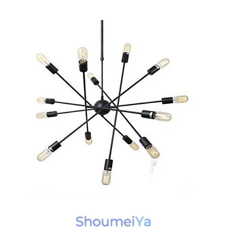 デザイナー向けの素朴なロッジの絵画の特徴 金属製の屋内ショップ 2 電球シャンデリア