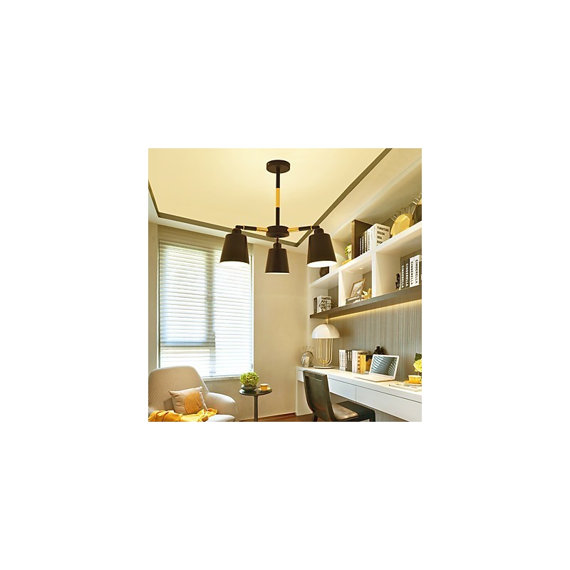 ミニスタイルの木製竹の伝統的なクラシックな絵画の特徴を持つペンダントライト