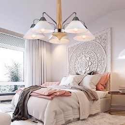 5灯モダンコンテンポラリーシャンデリア