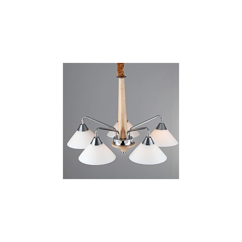 5灯モダンコンテンポラリーシャンデリア