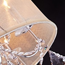 モダンで現代的な伝統的クラシックカントリークロームクリスタルミニスタイルデザイナーメタルシャンデリア