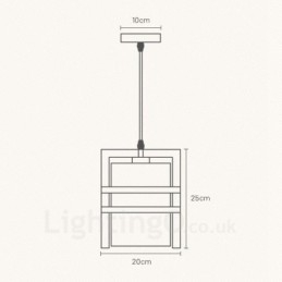 1 灯木製レトロ ビンテージ ペンダント ライト ファブリック シェード付き
