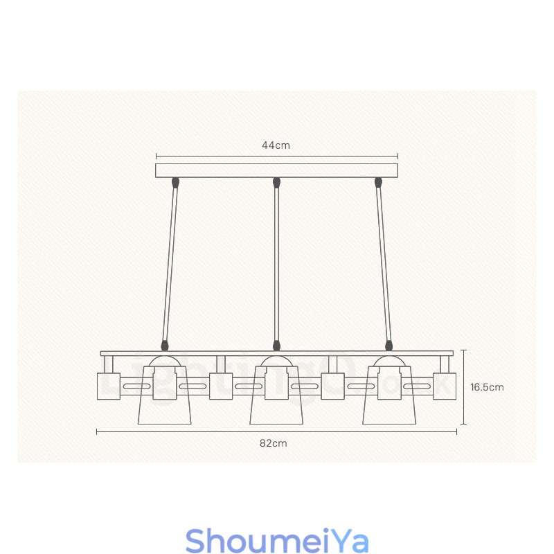 3 ライト 木製 モダン コンテンポラリー 北欧スタイル ペンダント ライト ファブリック シェード付き