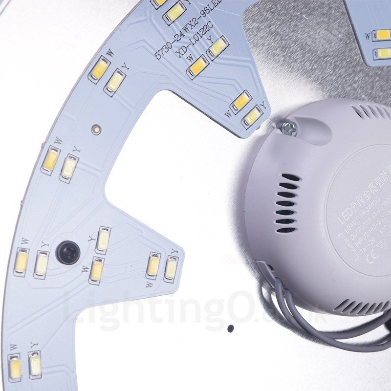 アクリルシェード付きモダンコンテンポラリーフラッシュマウント天井照明