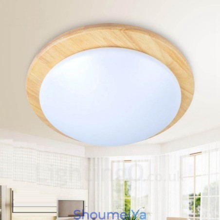 アクリルシェード付きモダンコンテンポラリーフラッシュマウント天井照明