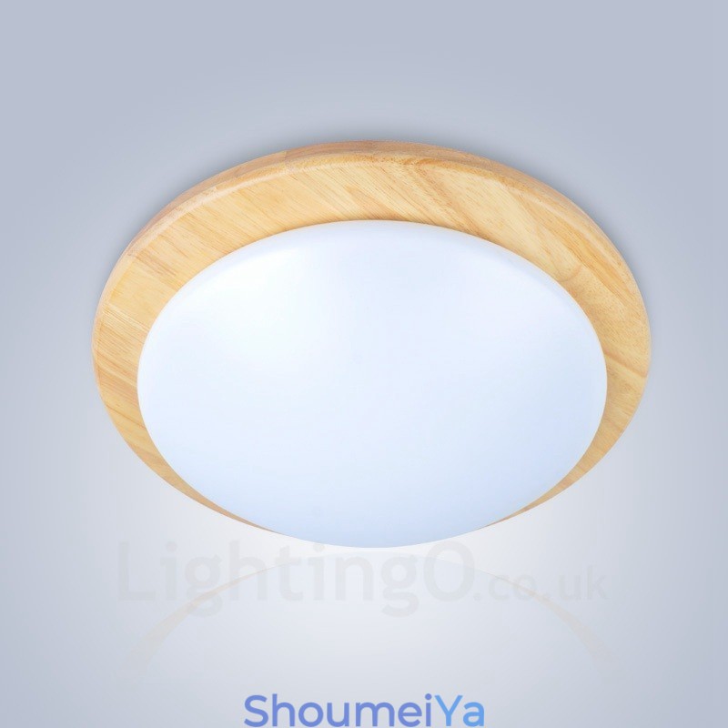 アクリルシェード付きモダンコンテンポラリーフラッシュマウント天井照明