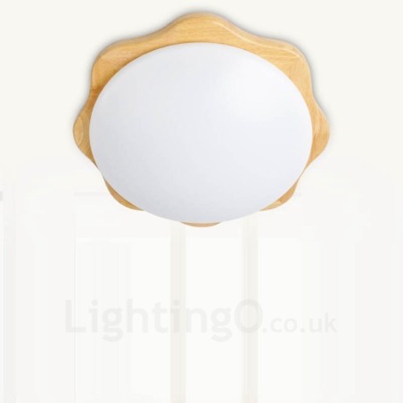 アクリルシェード付きモダンコンテンポラリーフラッシュマウント天井照明