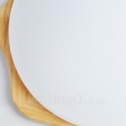 アクリルシェード付きモダンコンテンポラリーフラッシュマウント天井照明