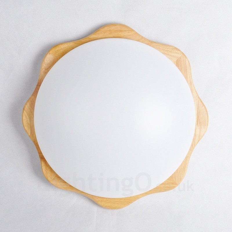 アクリルシェード付きモダンコンテンポラリーフラッシュマウント天井照明