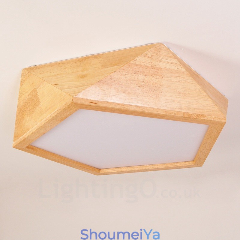 アクリルシェード付きモダンコンテンポラリー北欧スタイルのフラッシュマウント天井照明