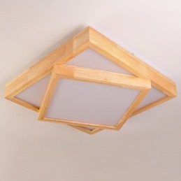 アクリルシェード付きモダンコンテンポラリーフラッシュマウント天井照明