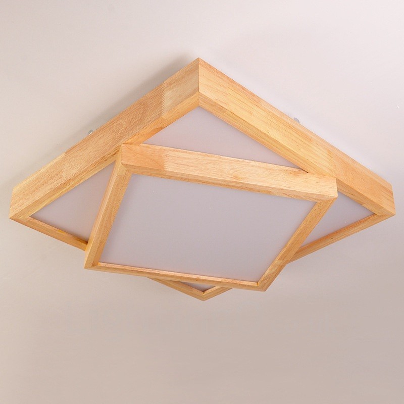 アクリルシェード付きモダンコンテンポラリーフラッシュマウント天井照明