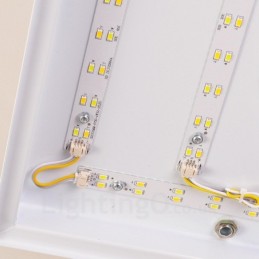 アクリルシェード付きモダンコンテンポラリーフラッシュマウント天井照明