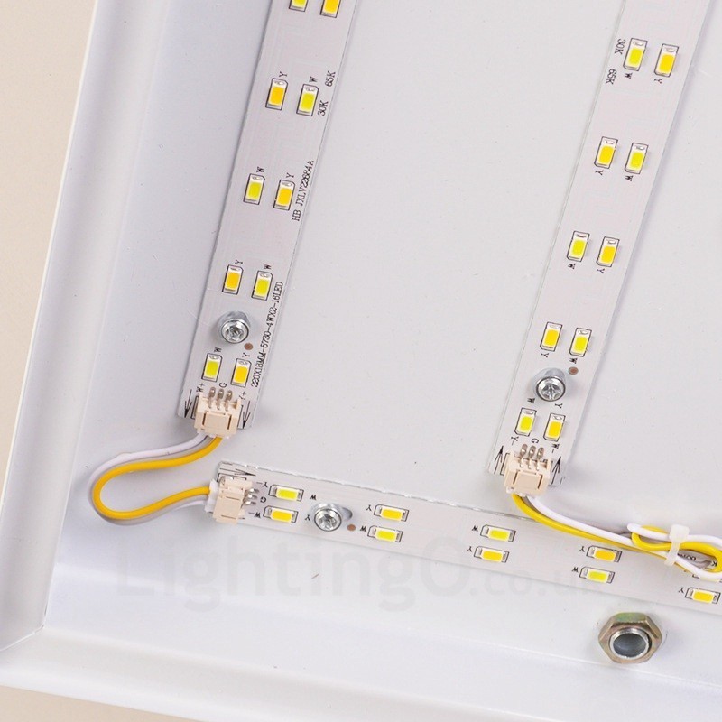 アクリルシェード付きモダンコンテンポラリーフラッシュマウント天井照明