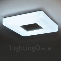 アクリルシェード付きモダンコンテンポラリーフラッシュマウント天井照明