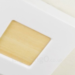 アクリルシェード付きモダンコンテンポラリーフラッシュマウント天井照明