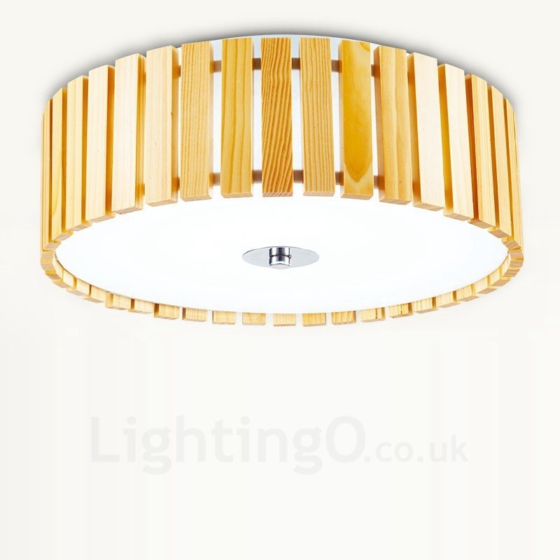 アクリルシェード付きモダンコンテンポラリーフラッシュマウント天井照明