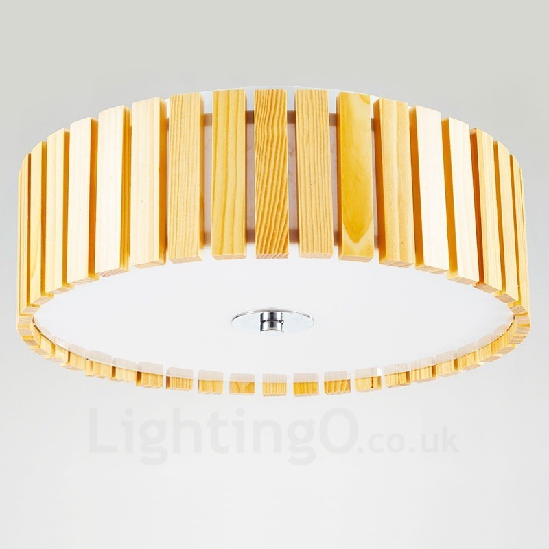 アクリルシェード付きモダンコンテンポラリーフラッシュマウント天井照明