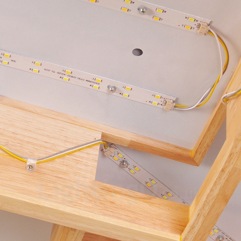 6モダンで現代的な北欧スタイルのフラッシュマウント天井ライト、アクリルシェード付き