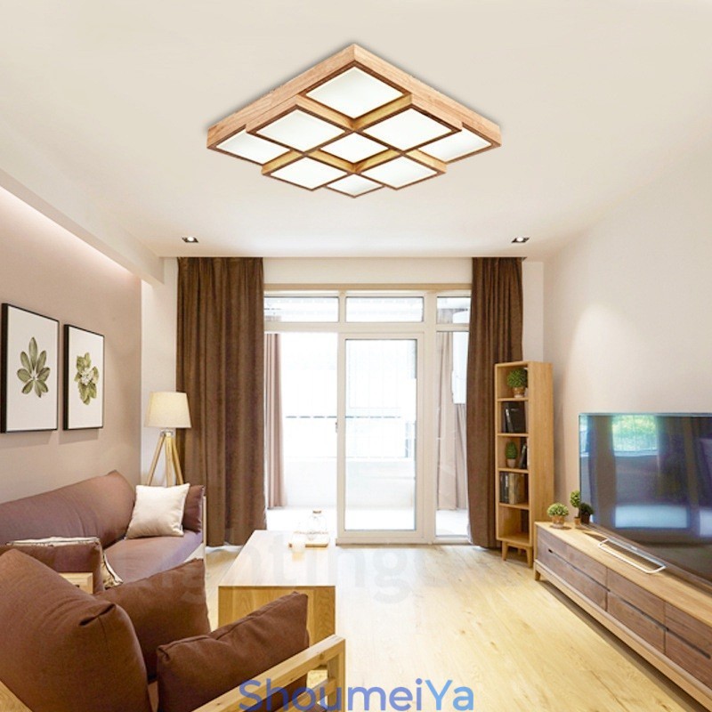 アクリルシェード付きモダンコンテンポラリー北欧スタイルのフラッシュマウント天井照明