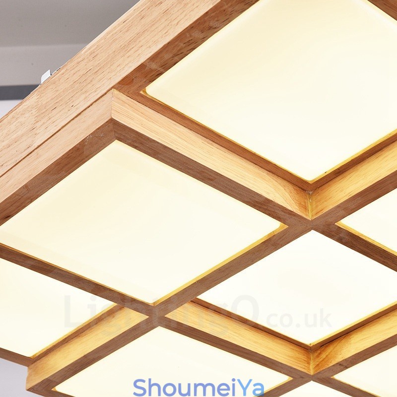 アクリルシェード付きモダンコンテンポラリー北欧スタイルのフラッシュマウント天井照明