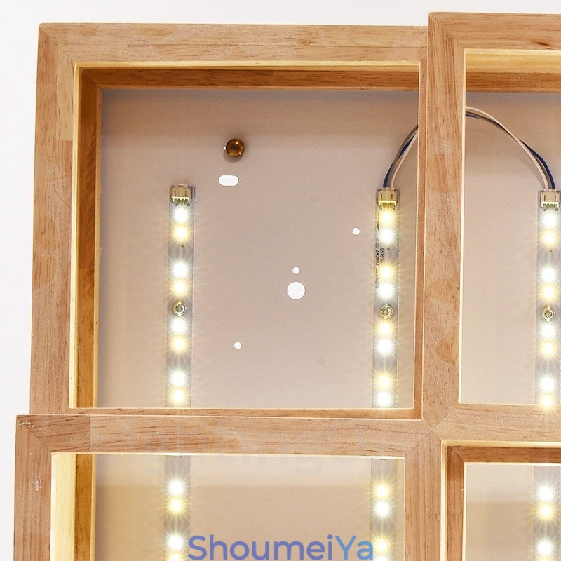 アクリルシェード付きモダンコンテンポラリー北欧スタイルのフラッシュマウント天井照明