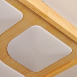 アクリルシェード付きモダンコンテンポラリーフラッシュマウント天井照明