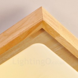 アクリルシェード付きモダンコンテンポラリーフラッシュマウント天井照明