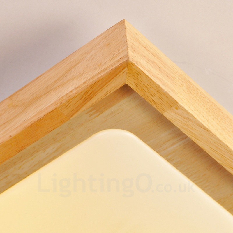 アクリルシェード付きモダンコンテンポラリーフラッシュマウント天井照明