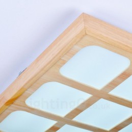 アクリルシェード付きモダンコンテンポラリーフラッシュマウント天井照明