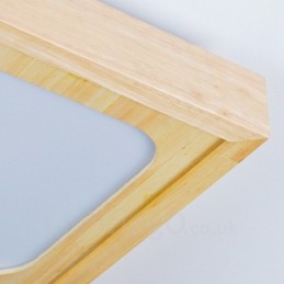 アクリルシェード付きモダンコンテンポラリーフラッシュマウント天井照明