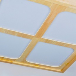 アクリルシェード付きモダンコンテンポラリーフラッシュマウント天井照明