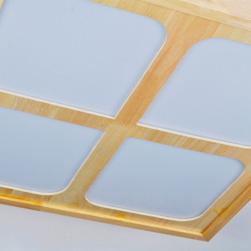 アクリルシェード付きモダンコンテンポラリーフラッシュマウント天井照明