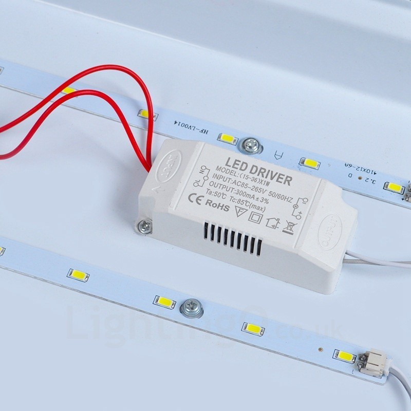 アクリルシェード付きモダンコンテンポラリーフラッシュマウント天井照明