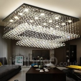 モダンなクリスタル天井ペンダントライト屋内シャンデリア照明ランプ器具
