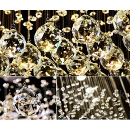 モダンなクリスタル天井ペンダントライト屋内シャンデリア照明ランプ器具