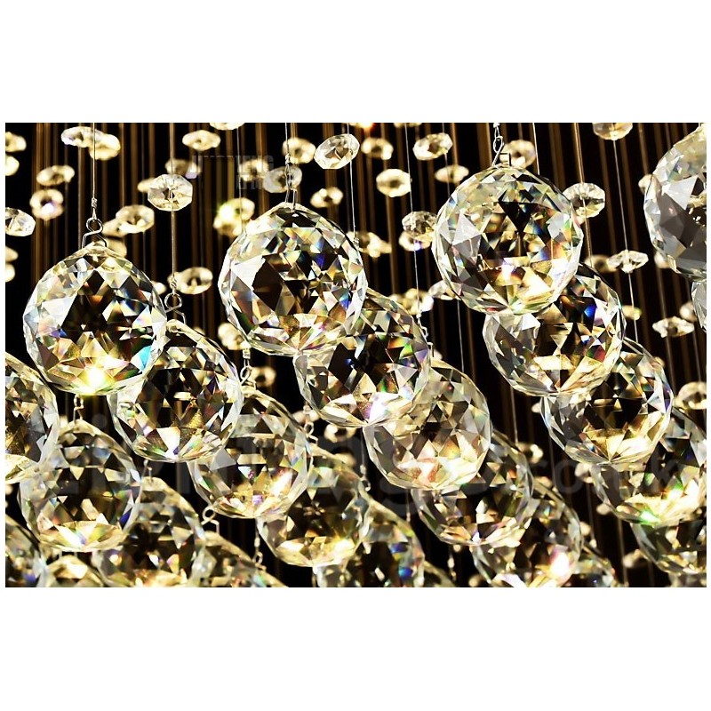 モダンなクリスタル天井ペンダントライト屋内シャンデリア照明ランプ器具