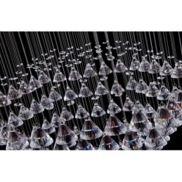 7 ライト モダン クリスタル 天井ペンダント ライト 屋内 シャンデリア 照明 ランプ 器具